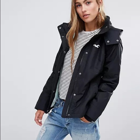 Hollister Jackets & Blazers - Hollister All-Weather California Jacket Black Extra Large size XL coat